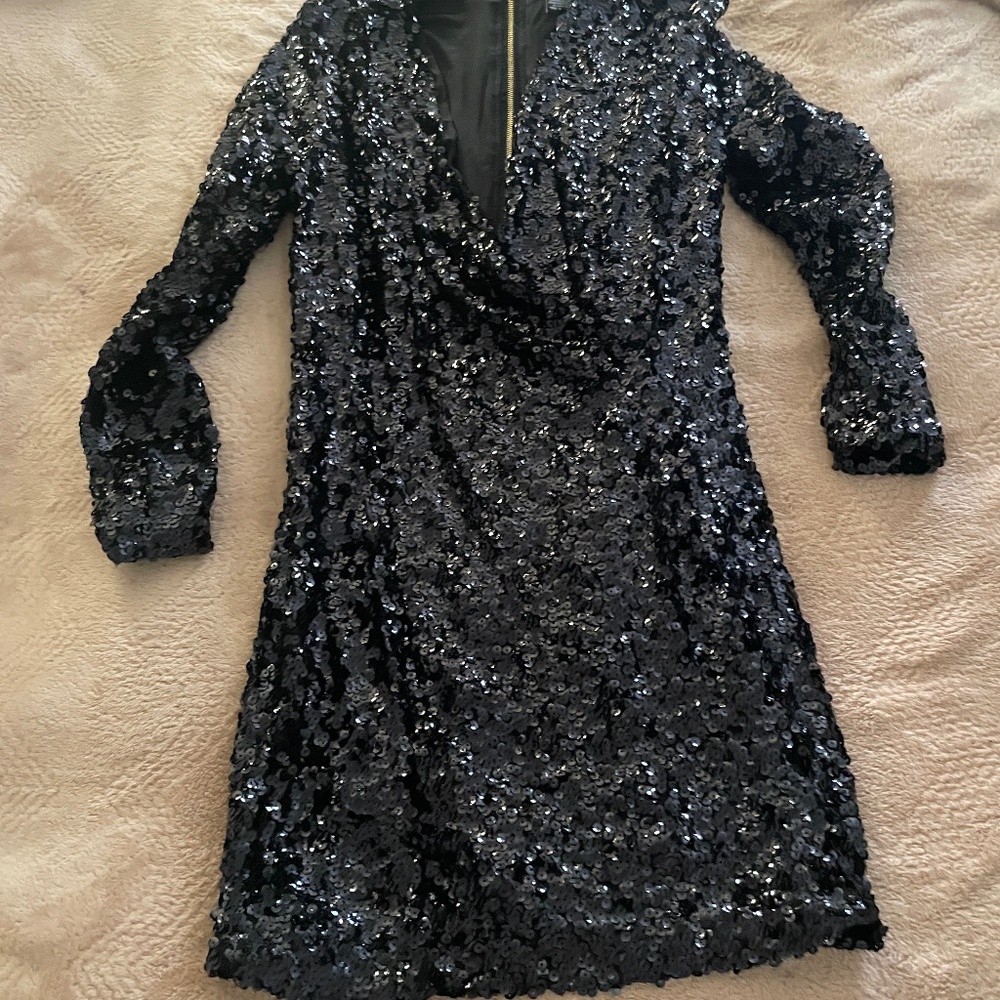 Black Sequin Dress never worn